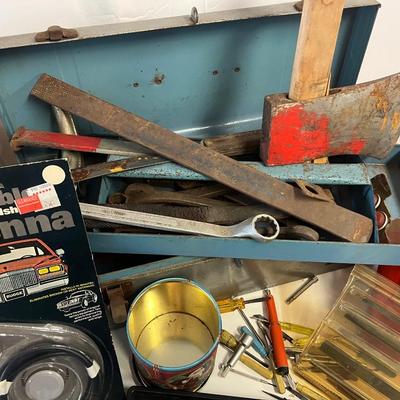Tool Box & assorted Tools