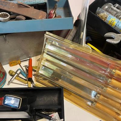 Tool Box & assorted Tools