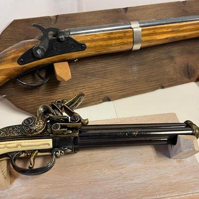 Replica Firearms and Mounts.