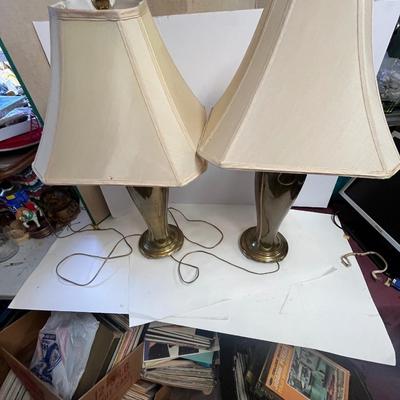 MCM Lamps. Pair with Shades