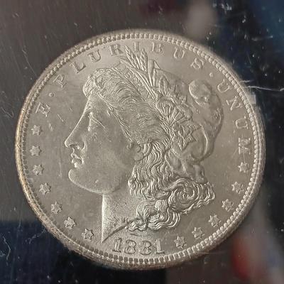 1881-S SILVER MORGAN DOLLAR