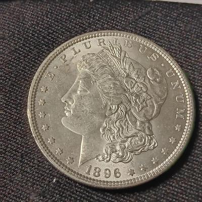1896 SILVER MORGAN DOLLAR