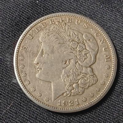 1921-S SILVER MORGAN DOLLAR