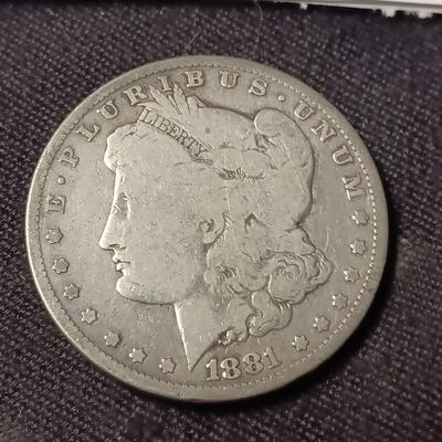 1881-O MORGAN SILVER DOLLAR