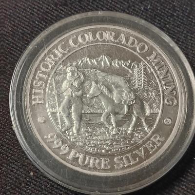 HISTORIC COLORADO MINING .999 PURE SILVER