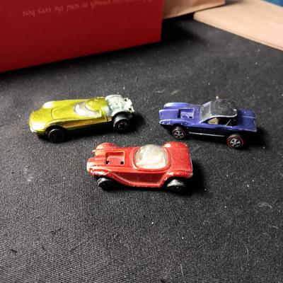 3 REDLINE HOT WHEEL CARS