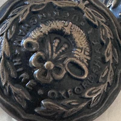 WW1 OXFORD & BUCKINGHAMSHIRE uniform buttons from thE Light Infantry regiment of the British Army.