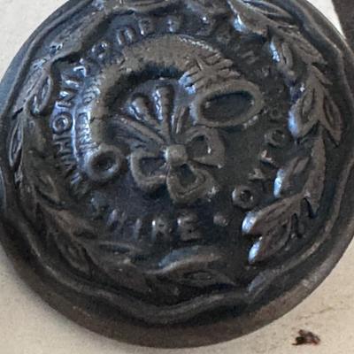 WW1 OXFORD & BUCKINGHAMSHIRE uniform buttons from thE Light Infantry regiment of the British Army.