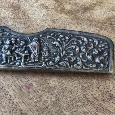 HERBERT HOOIJKAAS HH-900 Silver Comb case Denmark .900