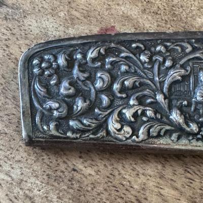 HERBERT HOOIJKAAS HH-900 Silver Comb case Denmark .900