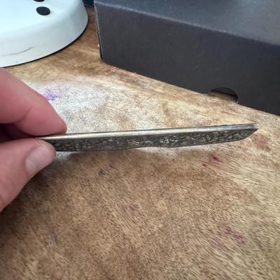 HERBERT HOOIJKAAS HH-900 Silver Comb case Denmark .900