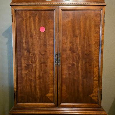 Sale Photo Thumbnail #115: Traditional Armoire. Measures 76"H x 37.5"W x 20"D