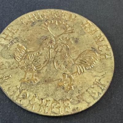 Brass token lot