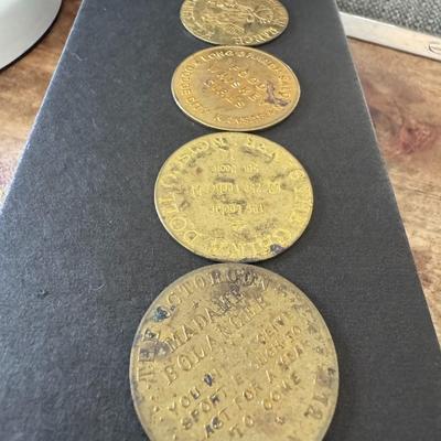 Brass token lot