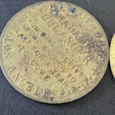 Brass token lot