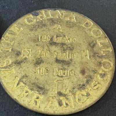 Brass token lot