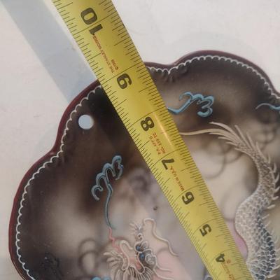 Vintage Japanese Moriage Dragonware Plate
