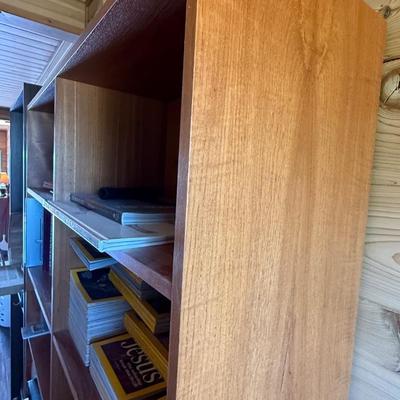 4 Teak Bookshelves