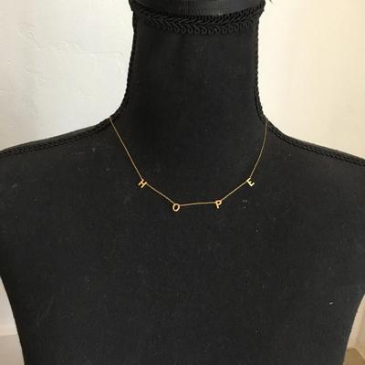 Cute Bychari Gold tone, pope, fashion, necklace, dainty inspirational