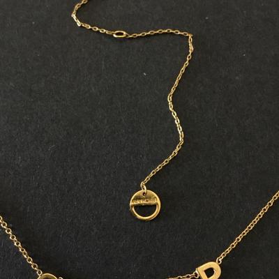 Cute Bychari Gold tone, pope, fashion, necklace, dainty inspirational