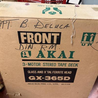 Vintage In Box - AKAI 3 Motor Stereo Tape Deck