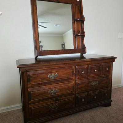 Early American Dresser with mirror
