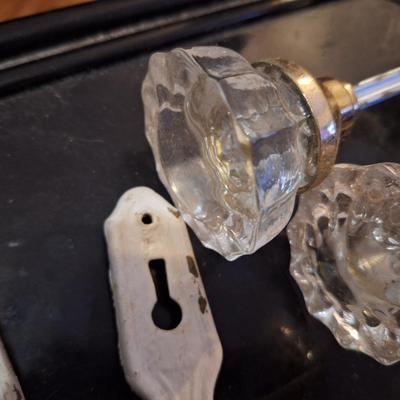 Sale Photo Thumbnail #5: vintage door knobs and plate covers