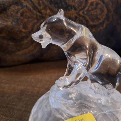 Sale Photo Thumbnail #22: Crystal bear (Princess house?)
