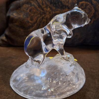 Sale Photo Thumbnail #24: Crystal bear (Princess house?)