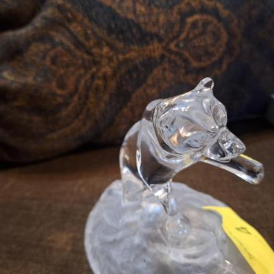 Sale Photo Thumbnail #23: Crystal bear (Princess house?)