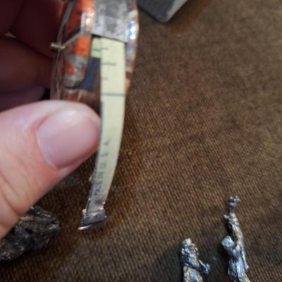 Sale Photo Thumbnail #60: rocks, dice, thimbles, and other misc items