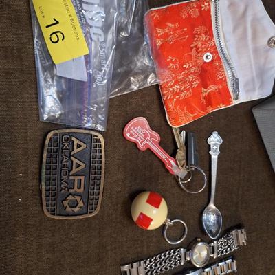 Sale Photo Thumbnail #75: keyrings and misc