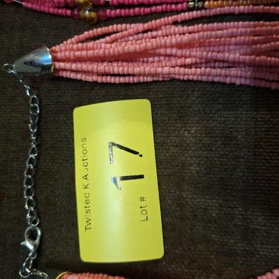 Sale Photo Thumbnail #78: 2 pink necklaces
