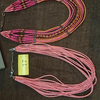 Sale Photo Thumbnail #77: 2 pink necklaces