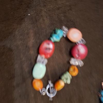 bracelets and watch