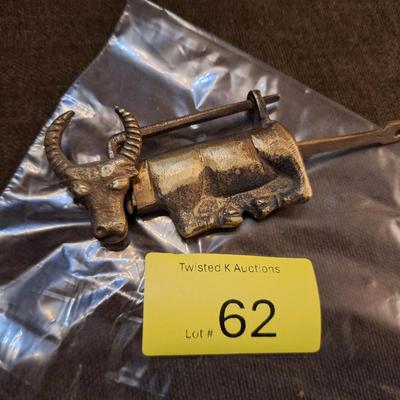 Brass chinese lock- yak
