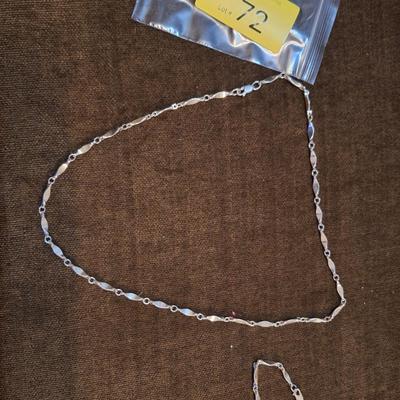 bracelet and necklace