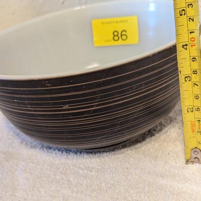 Pyrex #40 Brown mixing bowl see photos