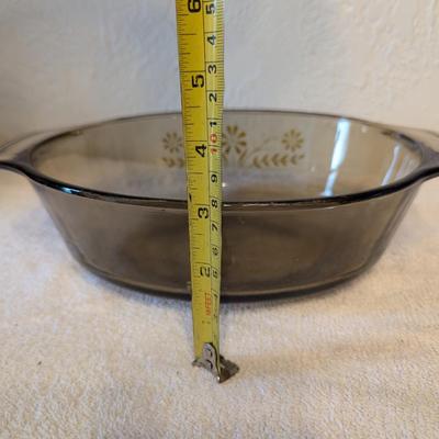Glassbake Oval Daisy Casserole dish