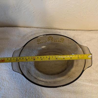 Glassbake Oval Daisy Casserole dish