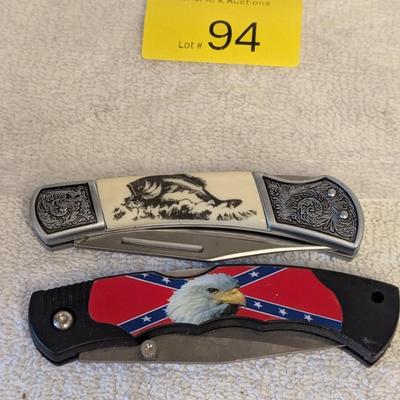 Lot of 2 Folding knives