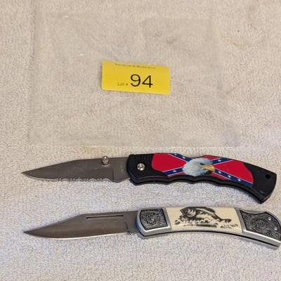 Lot of 2 Folding knives