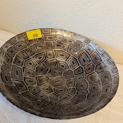 Decorative coffee table glass bowl