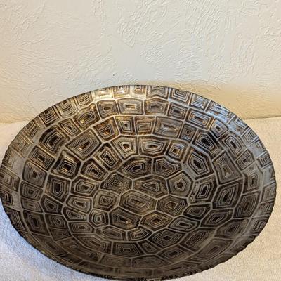 Decorative coffee table glass bowl