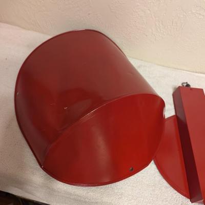 Vintage Red Hanging Scale by American Family Scale Company-no chains