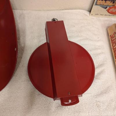 Vintage Red Hanging Scale by American Family Scale Company-no chains