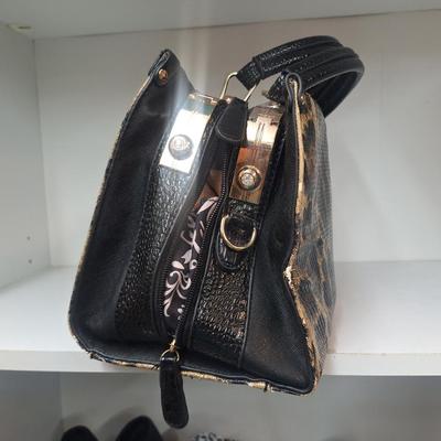 Animal print handbag