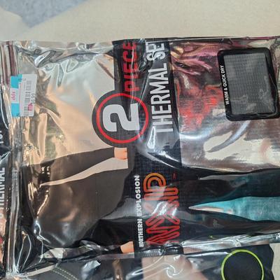 2 pkgs Thermal underwear sets