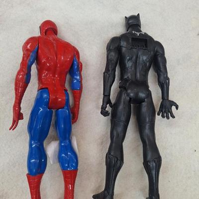 spiderman and black panther