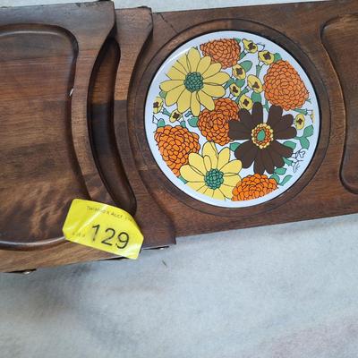 1970s Retro serving tray